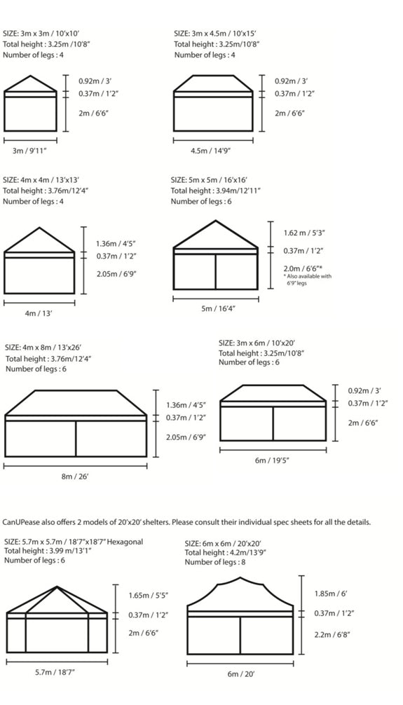 EXCURSION - Heavy-duty pop-up shelter